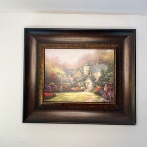 Thomas Kinkade Framed Reprint Beyond the Autumn‎ Gate Accent Prints Art